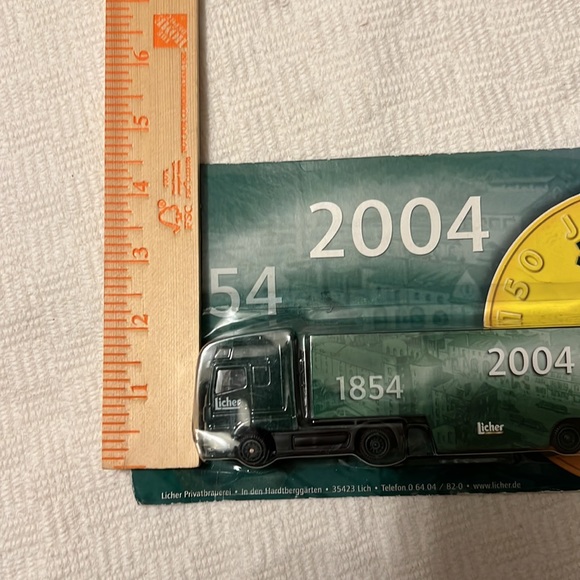 Licher German Beer Modell 3 Semi Truck limited edition 2004 collectible toy NEW - Picture 7 of 11